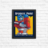 Optimistic Prime - Posters & Prints