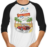 Outrun - 3/4 Sleeve Raglan T-Shirt