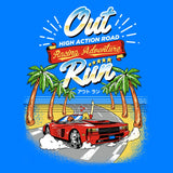 Outrun - Throw Pillow