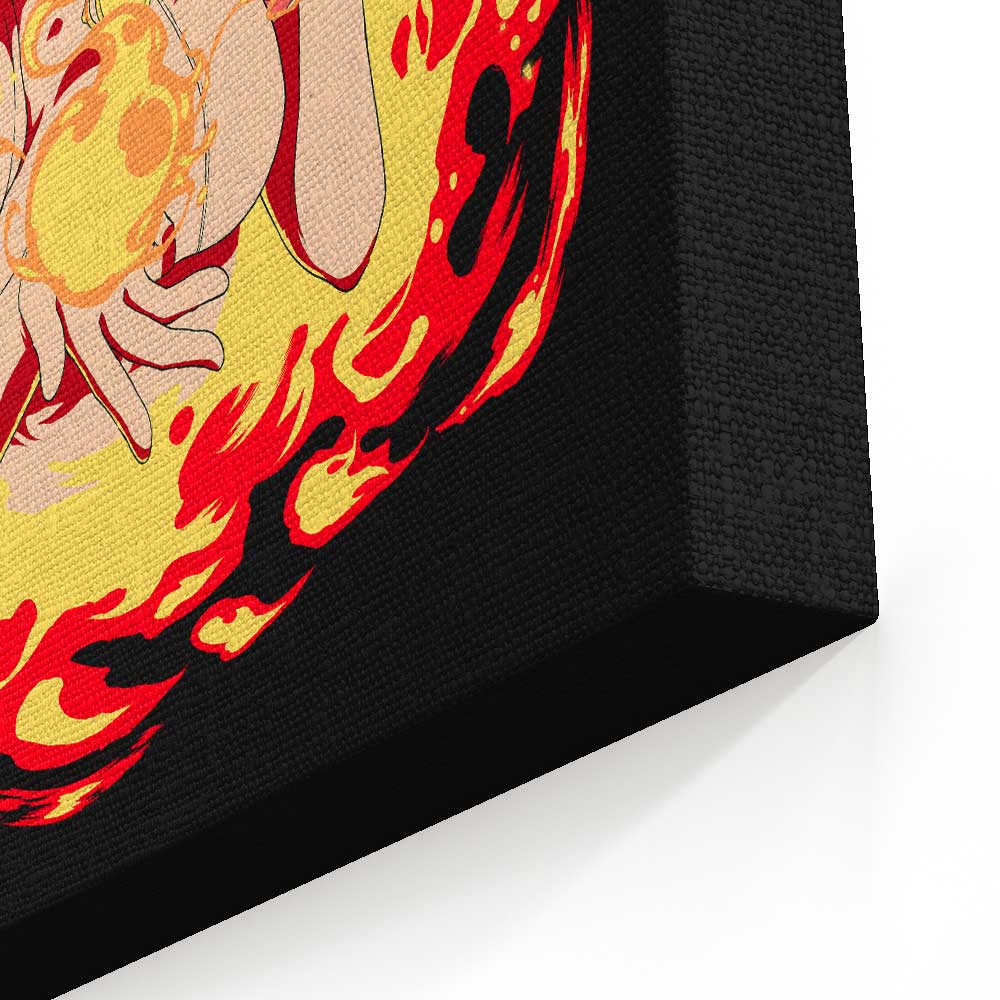 Peach Fire - Canvas Print