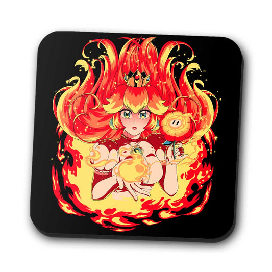 Peach Fire - Coasters