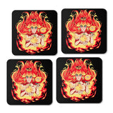 Peach Fire - Coasters