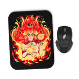 Peach Fire - Mousepad