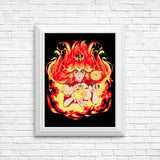 Peach Fire - Posters & Prints