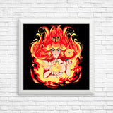 Peach Fire - Posters & Prints