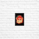 Peach Fire - Posters & Prints