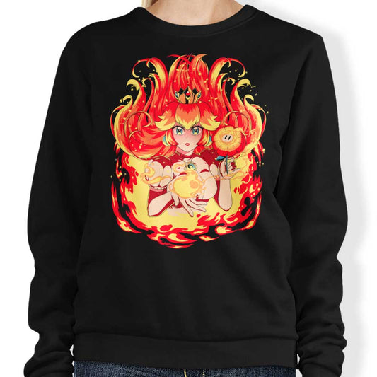 Peach Fire - Sweatshirt