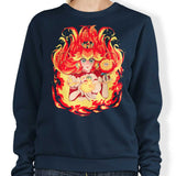 Peach Fire - Sweatshirt