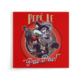 Pepe le Pew Pew - Canvas Print