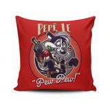 Pepe le Pew Pew - Throw Pillow