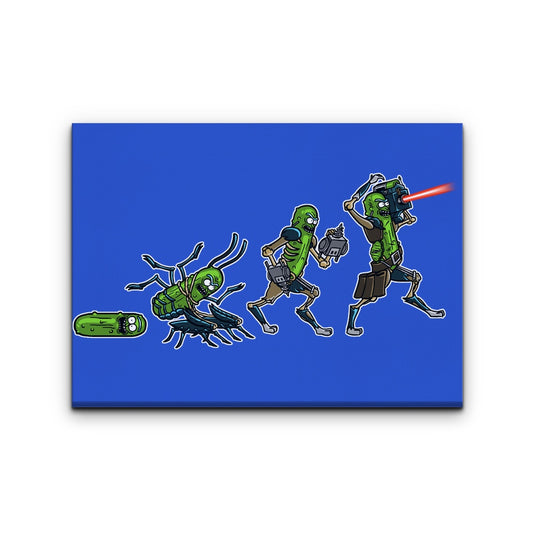 Pickle Evolution - Canvas Print