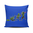 Pickle Evolution - Throw Pillow