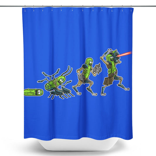 Pickle Evolution - Shower Curtain