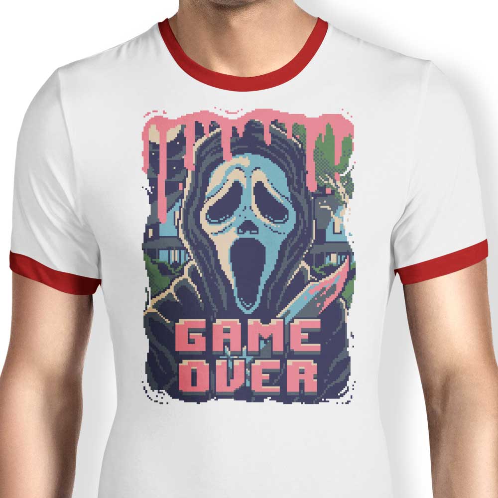 Pixel Ghost - Ringer T-Shirt