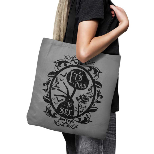 Plain to See - Tote Bag