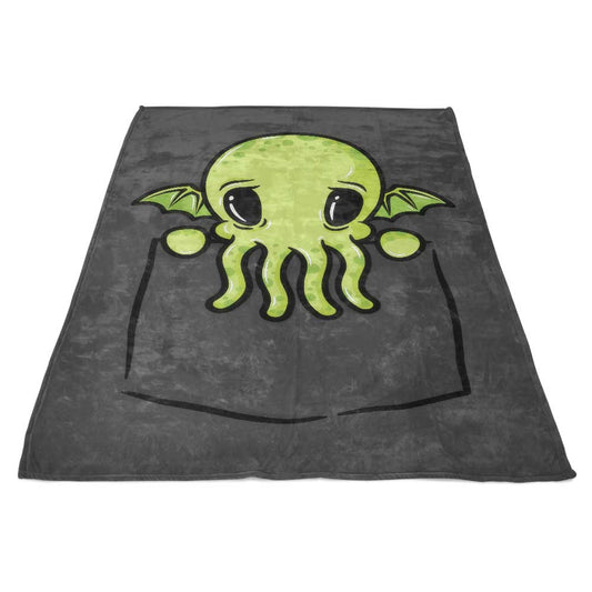 Pocket Cthulhu - Fleece Blanket