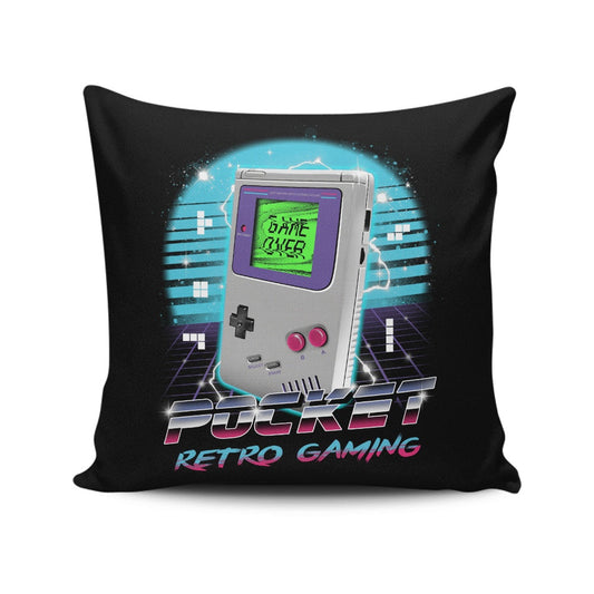 Pocket Retro Gaming - Throw Pillow