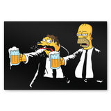 Pulp Simpson (Alt) - Metal Print