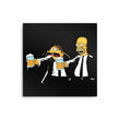 Pulp Simpson (Alt) - Metal Print