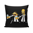 Pulp Simpson (Alt) - Throw Pillow