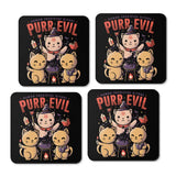 Purr Evil - Coasters