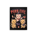 Purr Evil - Metal Print