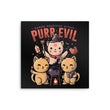 Purr Evil - Metal Print