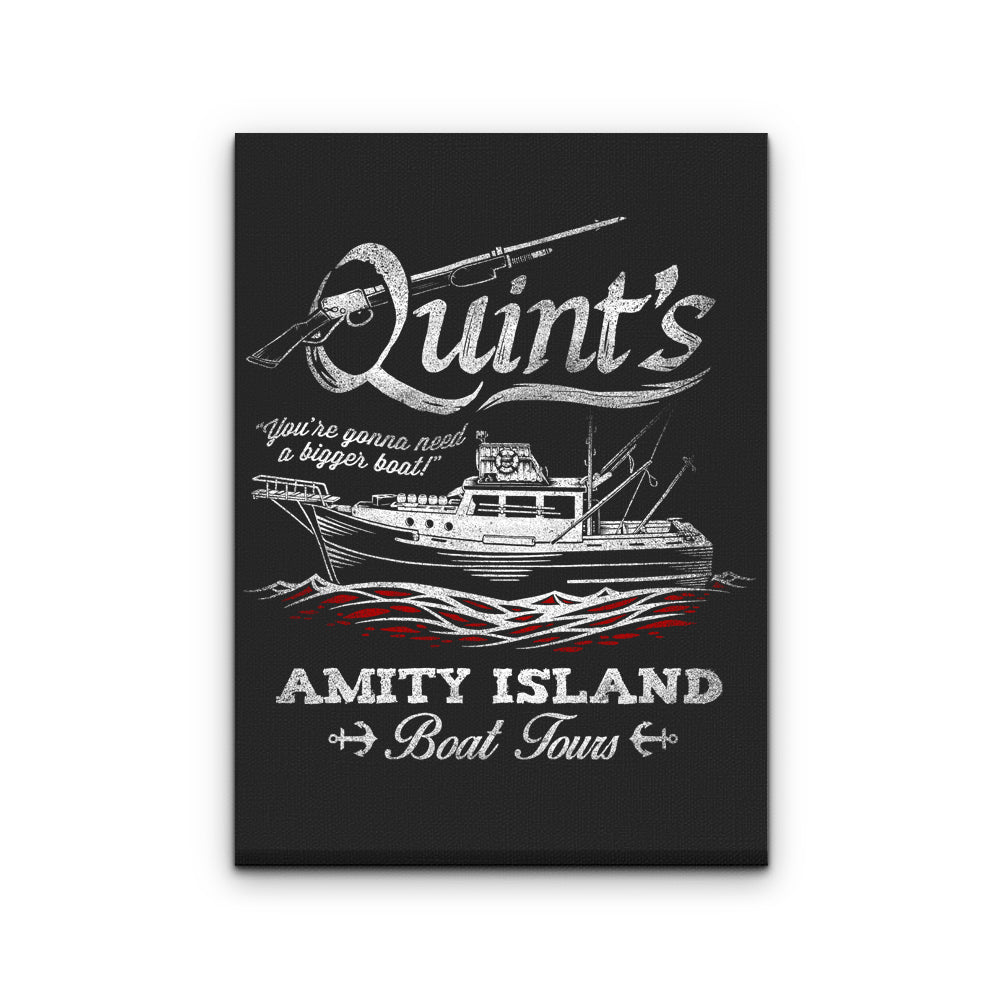 Quint's Boat Tours - Canvas Print