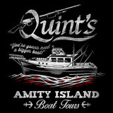 Quint's Boat Tours - Throw Pillow