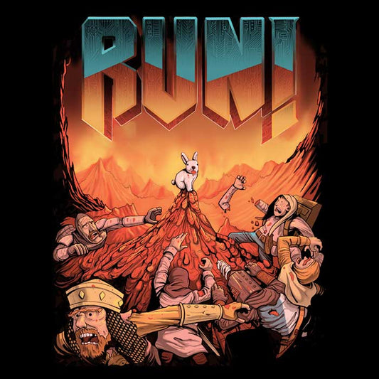 RUN - Metal Print