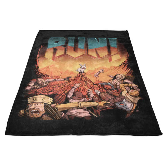 RUN - Fleece Blanket