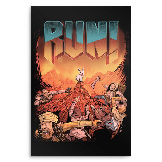 RUN - Metal Print