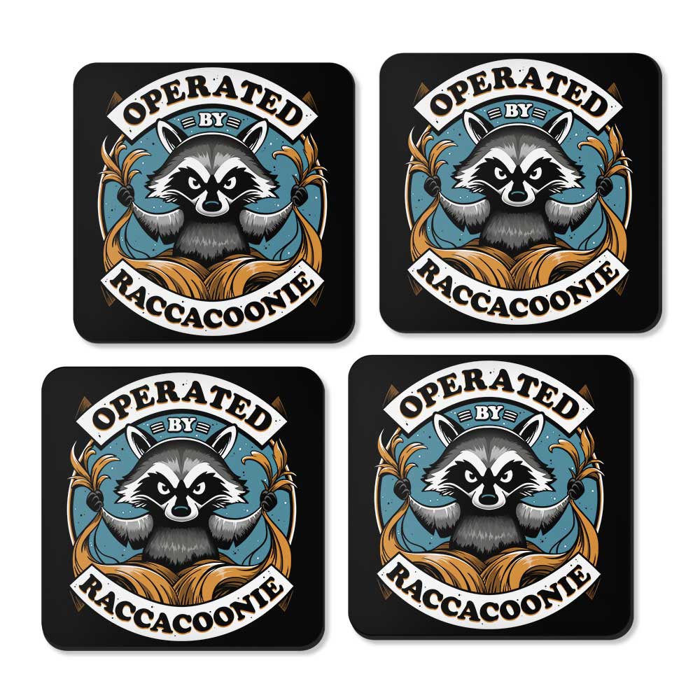 Raccoon Supremacy - Coasters