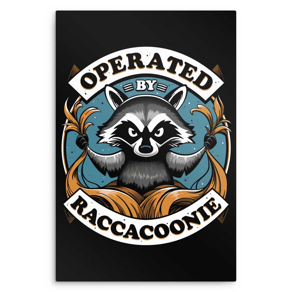 Raccoon Supremacy - Metal Print