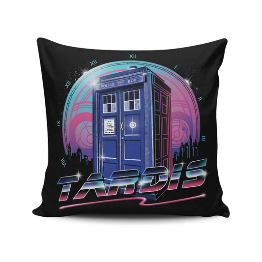 Rad Tardis - Throw Pillow