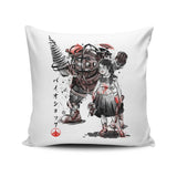 Rapture Sumi-e - Throw Pillow