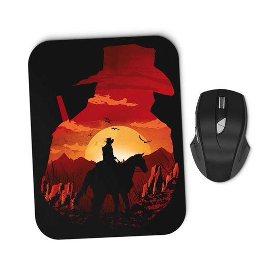 Red Dead Sunset - Mousepad