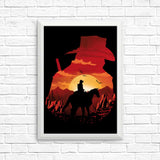 Red Dead Sunset - Posters & Prints