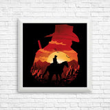 Red Dead Sunset - Posters & Prints