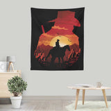 Red Dead Sunset - Wall Tapestry