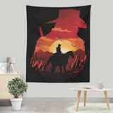 Red Dead Sunset - Wall Tapestry