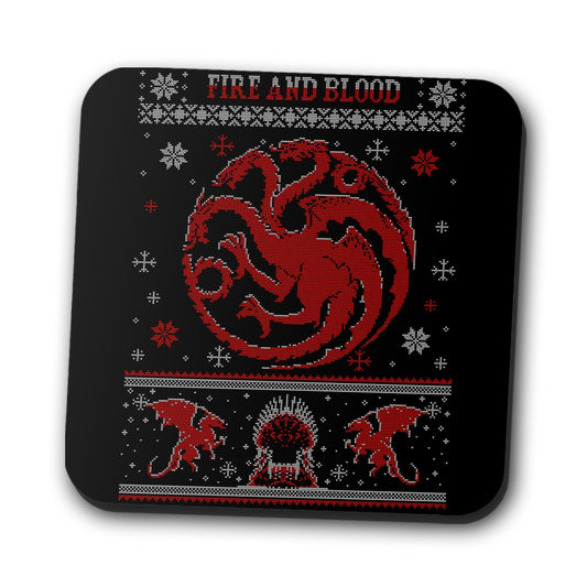 Red Dragon Sweater - Coasters