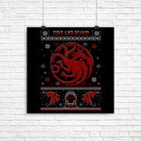 Red Dragon Sweater - Poster