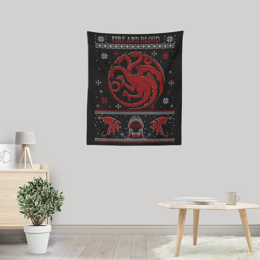 Red Dragon Sweater - Wall Tapestry