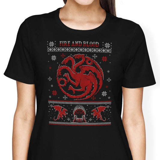 Red Dragon Sweater - Women's Apparel