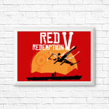 Red V Redemption - Posters & Prints