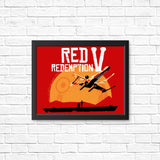 Red V Redemption - Posters & Prints