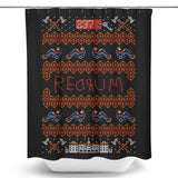 Redrum Christmas - Shower Curtain