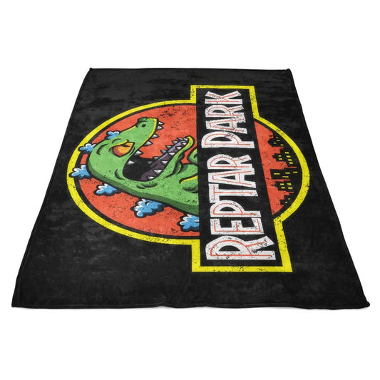 Reptar Park - Fleece Blanket