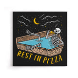 Rest in Pizza - Canvas Print